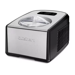 Dessert Makers Cuisinart 1.5 Qt. Black And Silver Ice Cream Maker With Touchpad Controls -Costway Shop black silver cuisinart ice cream makers ice 100 1f 1000