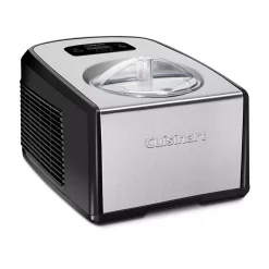 Dessert Makers Cuisinart 1.5 Qt. Black And Silver Ice Cream Maker With Touchpad Controls -Costway Shop black silver cuisinart ice cream makers ice 100 4f 1000