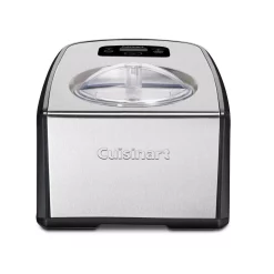 Dessert Makers Cuisinart 1.5 Qt. Black And Silver Ice Cream Maker With Touchpad Controls