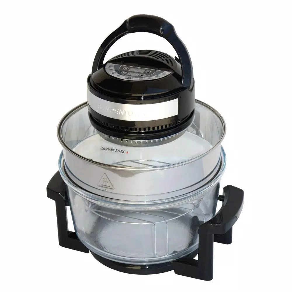 SPT 1300 W Black Convection Countertop Oven with Built-In Timer Toasters SPT 1300 W Black Convection Countertop Oven With Built-In Timer -Costway Shop black spt toaster ovens so 2003 4f 1000