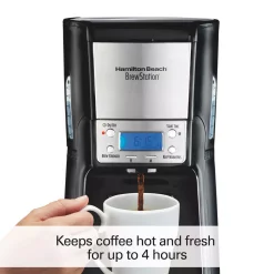 Coffee Makers Hamilton Beach BrewStation 12-Cup Coffee Maker 10 Coffee Makers Hamilton Beach BrewStation 12-Cup Coffee Maker -Costway Shop black stainless look hamilton beach coffee makers 48464 4f 1000