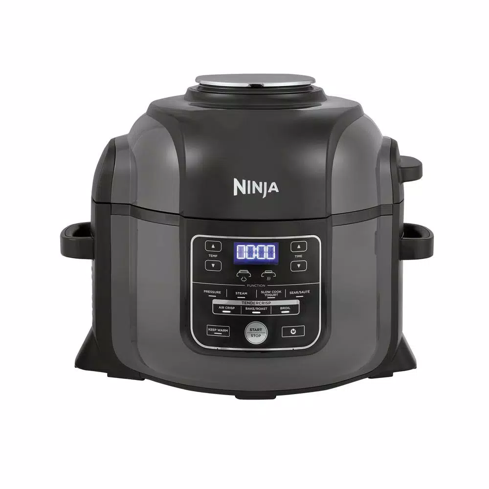NINJA Foodi 6.5 Qt. Black Stainless Electric Pressure Cooker with Tender Crisp Technology Cookers NINJA Foodi 6.5 Qt. Black Stainless Electric Pressure Cooker With Tender Crisp Technology -Costway Shop black stainless ninja electric pressure cookers op301 e1 1000
