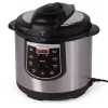 Cookers Presto 6 Qt. Black Stainless Steel Electric Pressure Cooker With Built-In Timer -Costway Shop black stainless presto electric pressure cookers 02141 64 1000