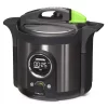 Cookers Presto Precise Plus 6 Qt. Black Stainless Steel Electric Pressure Cooker With Built-In Timer 2 Cookers Presto Precise Plus 6 Qt. Black Stainless Steel Electric Pressure Cooker With Built-In Timer -Costway Shop black stainless presto electric pressure cookers 02142 64 1000