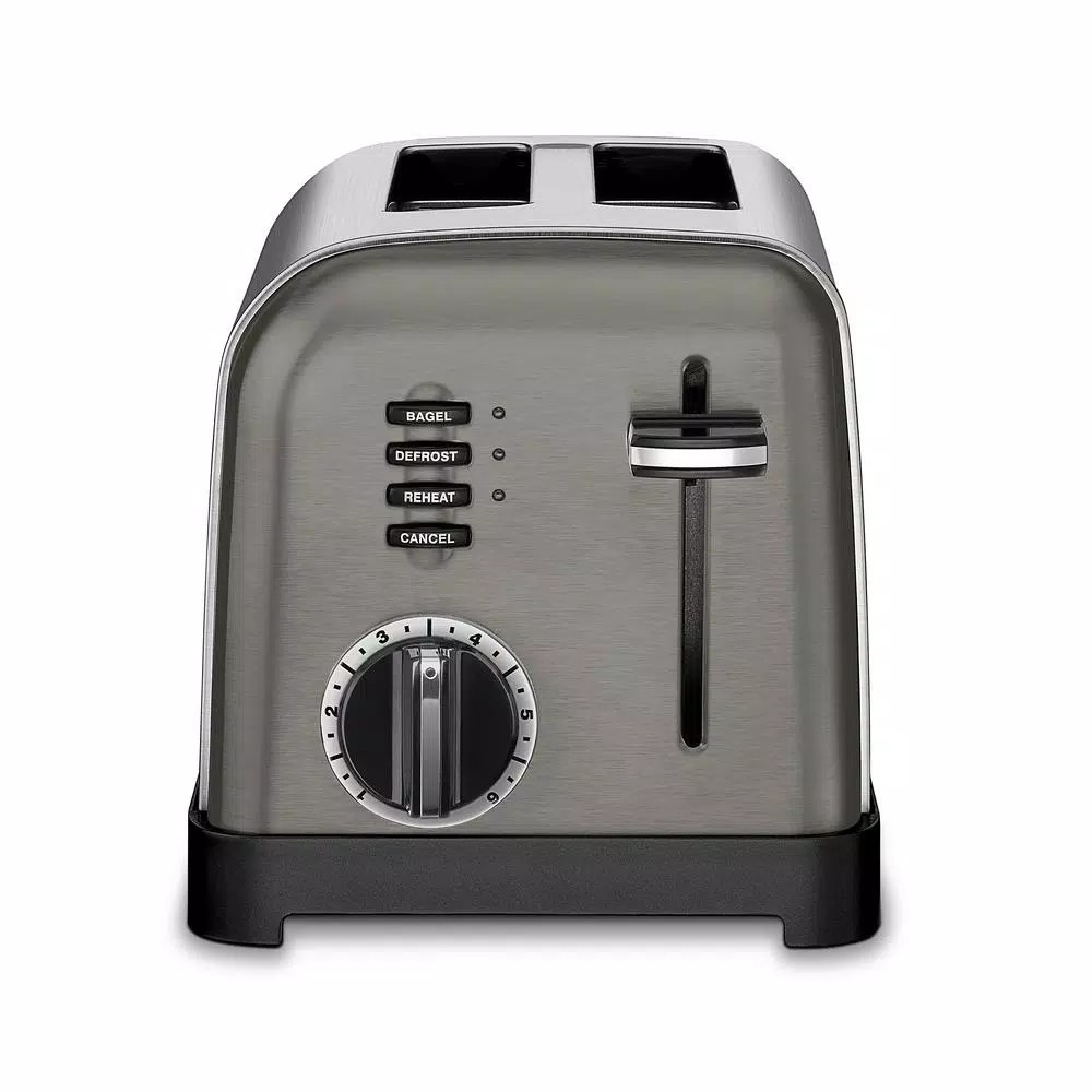 Toasters Cuisinart Classic Series 2-Slice Black Stainless Steel Toaster 3 Toasters Cuisinart Classic Series 2-Slice Black Stainless Steel Toaster
