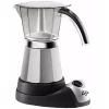 Coffee Makers DeLonghi Italian Moka 6-Cup Black Stainless Steel Espresso Machine 1 Coffee Makers DeLonghi Italian Moka 6-Cup Black Stainless Steel Espresso Machine -Costway Shop black stainless steel delonghi espresso machines emk6 64 1000