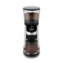 Coffee Makers OXO 12 Oz. Black Stainless Steel Burr Coffee Grinder With Integrated Scale
