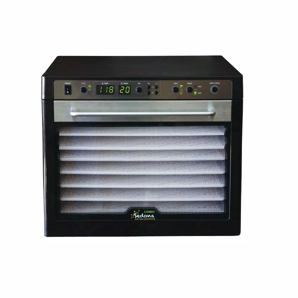 Food Processing Tribest Sedona Combo 9-Tray Black Stainless Steel Food Dehydrator With Built-In Timer 3 Food Processing Tribest Sedona Combo 9-Tray Black Stainless Steel Food Dehydrator With Built-In Timer