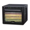 Food Processing Tribest Sedona Rawfood 9-Tray Black Food Dehydrator With Temperature Control 2 Food Processing Tribest Sedona Rawfood 9-Tray Black Food Dehydrator With Temperature Control -Costway Shop black tribest dehydrators sd p9000 b 64 1000