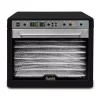 Food Processing Tribest Sedona Combo 9-Tray Black Stainless Steel Food Dehydrator With Built-In Timer -Costway Shop black tribest dehydrators sd s9150 b 64 1000