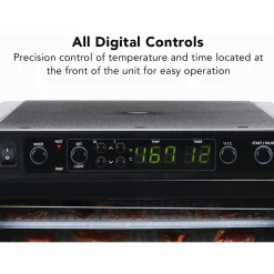 Food Processing Tribest Sedona Express 11-Tray Black Food Dehydrator With Built-In Timer -Costway Shop black tribest dehydrators sde p6280 b 4f 1000