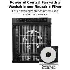 Food Processing Tribest Sedona Express 11-Tray Black Food Dehydrator With Built-In Timer -Costway Shop black tribest dehydrators sde p6280 b fa 1000