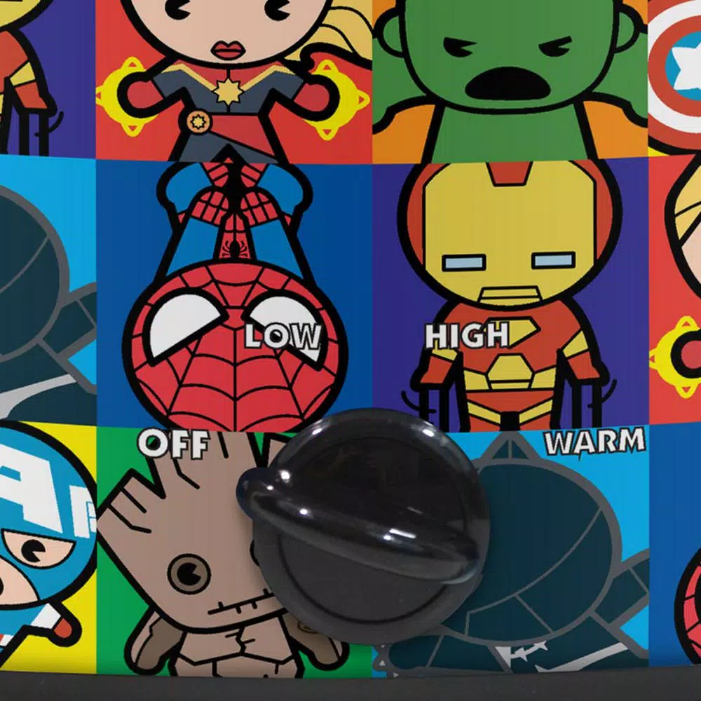 Cookers Uncanny Brands Marvel Kawaii 7qt. Slow Cooker Black 8 Cookers Uncanny Brands Marvel Kawaii 7qt. Slow Cooker Black - Image 6