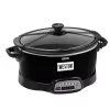 Cookers Weston 7 Qt. Programmable Black Slow Cooker With Locking Lid -Costway Shop black weston slow cookers 03 2300 w 64 1000