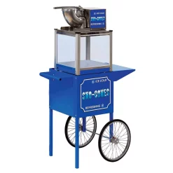 Dessert Makers Paragon Simply-A-Blast 8000 Oz. Blue Stainless Steel Countertop Snow Cone Machine -Costway Shop blue and stainless steel paragon snow cone machines 6133300 fa 1000