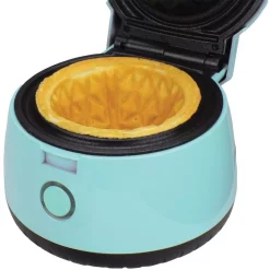Electric Skillets & Indoor Grills Brentwood Blue Waffle Bowl Maker -Costway Shop blue brentwood waffle makers ts 1401bl fa 1000