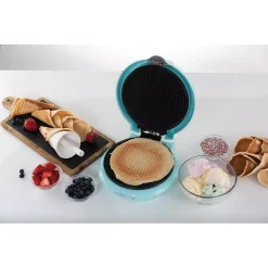 Electric Skillets & Indoor Grills Brentwood Blue Waffle Cone Maker 15 Electric Skillets & Indoor Grills Brentwood Blue Waffle Cone Maker -Costway Shop blue brentwood waffle makers ts 1405bl 31 1000