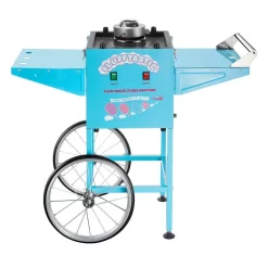 Dessert Makers Great Northern Flufftastic Commercial Blue Cotton Candy Machine With Cart -Costway Shop blue great northern cotton candy machines hwd630297 44 1000