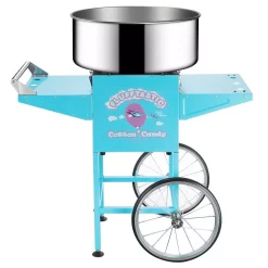 Dessert Makers Great Northern Flufftastic Commercial Blue Cotton Candy Machine With Cart -Costway Shop blue great northern cotton candy machines hwd630297 c3 1000