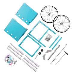 Dessert Makers Great Northern Flufftastic Commercial Blue Cotton Candy Machine With Cart -Costway Shop blue great northern cotton candy machines hwd630297 fa 1000