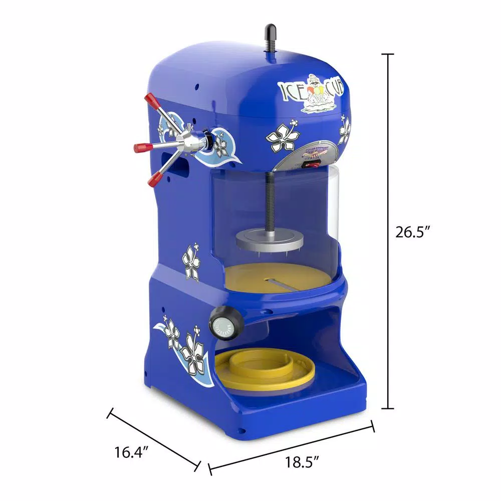 Great Northern 32 oz. Blue Countertop Snow Cone Machine Dessert Makers Great Northern 32 Oz. Blue Countertop Snow Cone Machine -Costway Shop blue great northern snow cone machines hwd630232 c3 1000