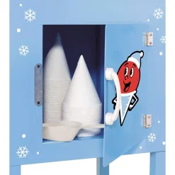 Dessert Makers Nostalgia Vintage 575 Oz. Snow Cone Machine Cart In Blue 14 Dessert Makers Nostalgia Vintage 575 Oz. Snow Cone Machine Cart In Blue -Costway Shop blue nostalgia snow cone machines scc 200 fa 1000