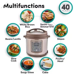 Cookers AROMA 4 Qt. Brown Electric Multi-Cooker With Aluminum Pot 5 Cookers AROMA 4 Qt. Brown Electric Multi-Cooker With Aluminum Pot -Costway Shop brown aroma multi cookers mtc 8016 1f 1000