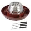 Dessert Makers Nostalgia Brown Stainless Steel Electric S’mores Maker -Costway Shop brown nostalgia chocolate fountains lsm400 64 1000