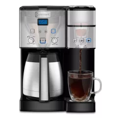 Coffee Makers Cuisinart Coffee Center 10-Cup Thermal Coffeemaker And Single-Serve Brewer 4 Coffee Makers Cuisinart Coffee Center 10-Cup Thermal Coffeemaker And Single-Serve Brewer -Costway Shop brushed chrome cuisinart single serve coffee makers ss 20 4f 1000