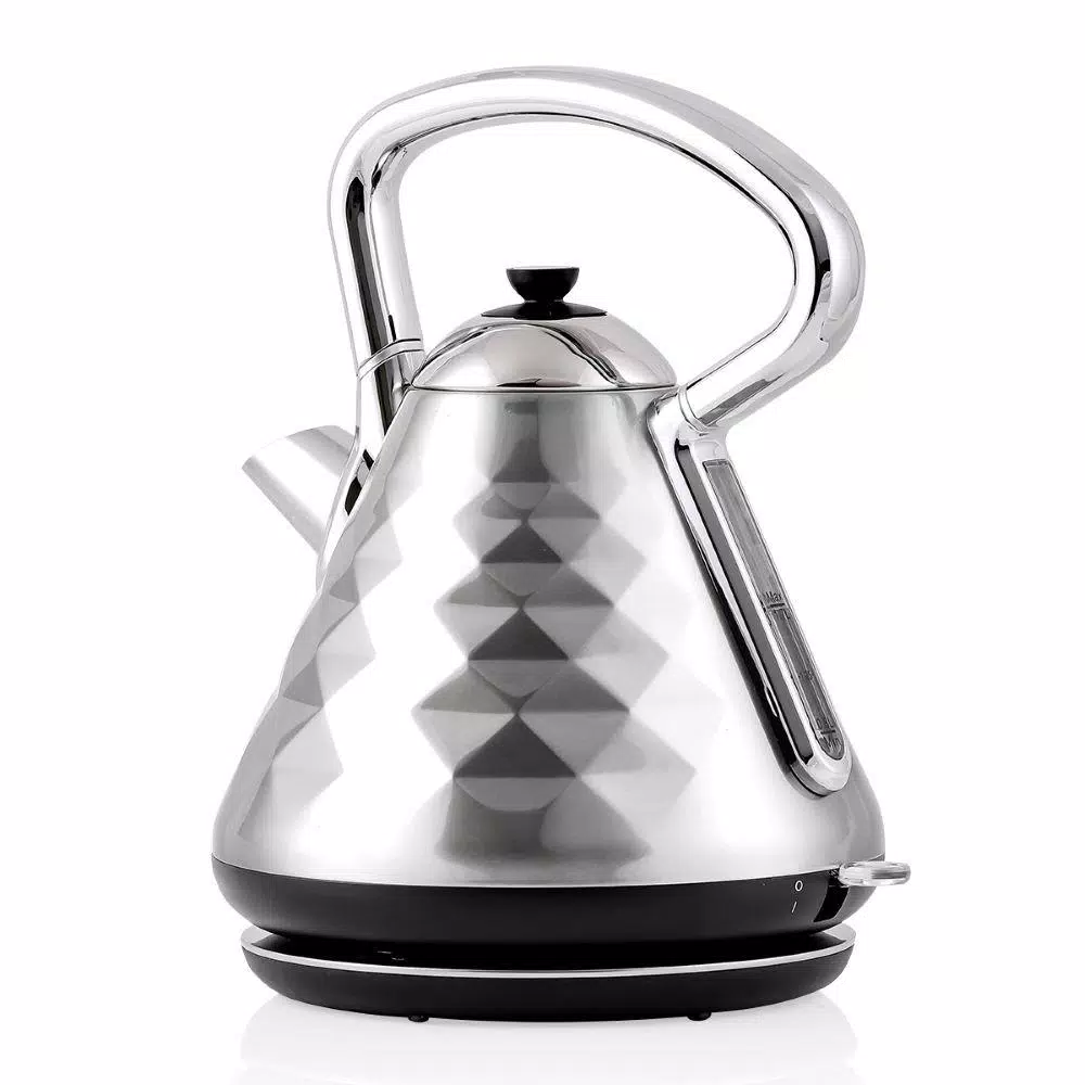 Electric Kettles Ovente 7.1-Cup Silver Electric Kettle With Boil-Dry Protection And Auto Shut-Off, Cleo Collection (KS755BR) 3 Electric Kettles Ovente 7.1-Cup Silver Electric Kettle With Boil-Dry Protection And Auto Shut-Off, Cleo Collection (KS755BR)