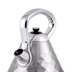 Electric Kettles Ovente 7.1-Cup Silver Electric Kettle With Boil-Dry Protection And Auto Shut-Off, Cleo Collection (KS755BR) 17 Electric Kettles Ovente 7.1-Cup Silver Electric Kettle With Boil-Dry Protection And Auto Shut-Off, Cleo Collection (KS755BR) -Costway Shop brushed ovente electric kettles ks755br fa 1000