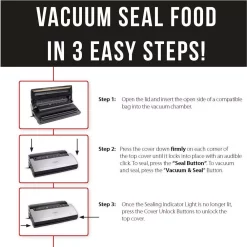 Food Processing CASO VC 350 Food Vacuum Sealer All-in-1 System -Costway Shop brushed stainless black caso food vacuum sealers 11394 fa 1000