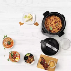 Cookers Cuisinart 8 Qt. Brushed Stainless Pressure Cooker -Costway Shop brushed stainless cuisinart electric pressure cookers cpc 800 31 1000