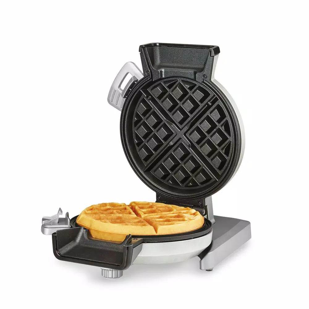 Cuisinart Single Waffle Stainless Steel Belgian Waffle Maker Electric Skillets & Indoor Grills Cuisinart Single Waffle Stainless Steel Belgian Waffle Maker -Costway Shop brushed stainless sliver cuisinart waffle makers waf v100 4f 1000