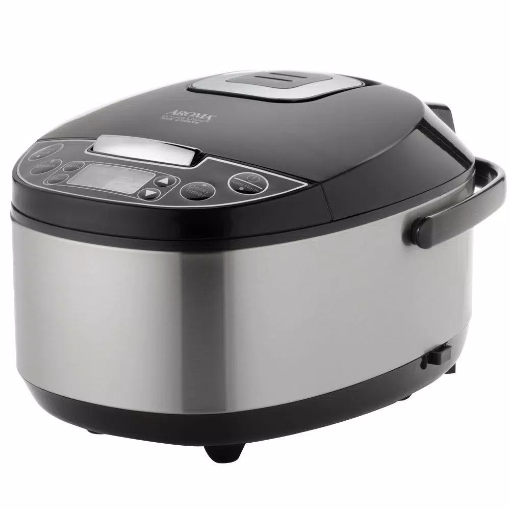 AROMA 12-Cup Brushed Stainless Steel Rice Cooker Cookers AROMA 12-Cup Brushed Stainless Steel Rice Cooker -Costway Shop brushed stainless steel aroma rice cookers arc 616sb 64 1000
