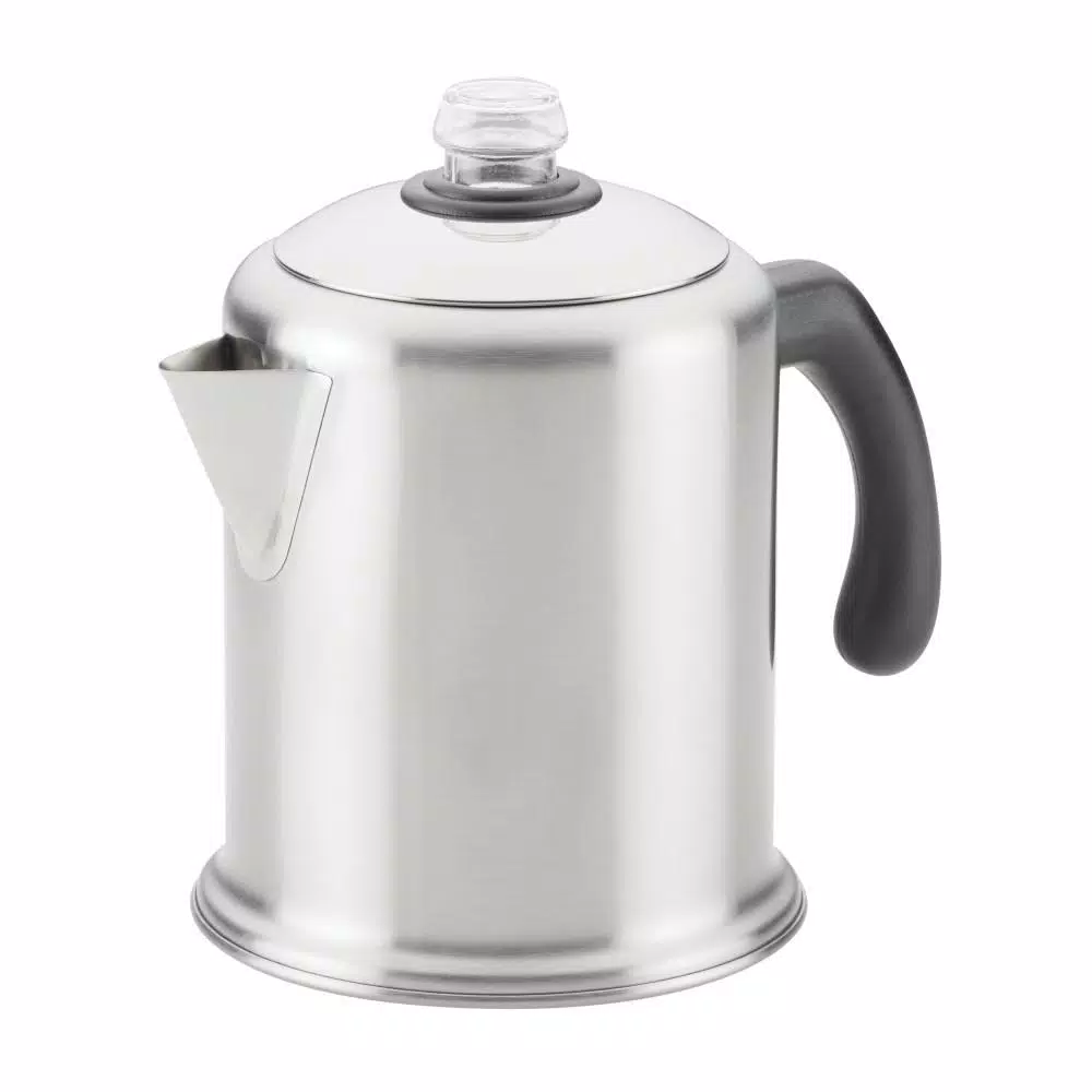 Farberware 8-Cup Brushed Stainless Steel Coffee Percolator Coffee Makers Farberware 8-Cup Brushed Stainless Steel Coffee Percolator -Costway Shop brushed stainless steel farberware french presses 47793 64 1000