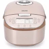 Cookers AROMA 4 Qt. Champagne Electric Multi-Cooker With Ceramic Pot -Costway Shop champagne aroma multi cookers mtc 8008 64 1000