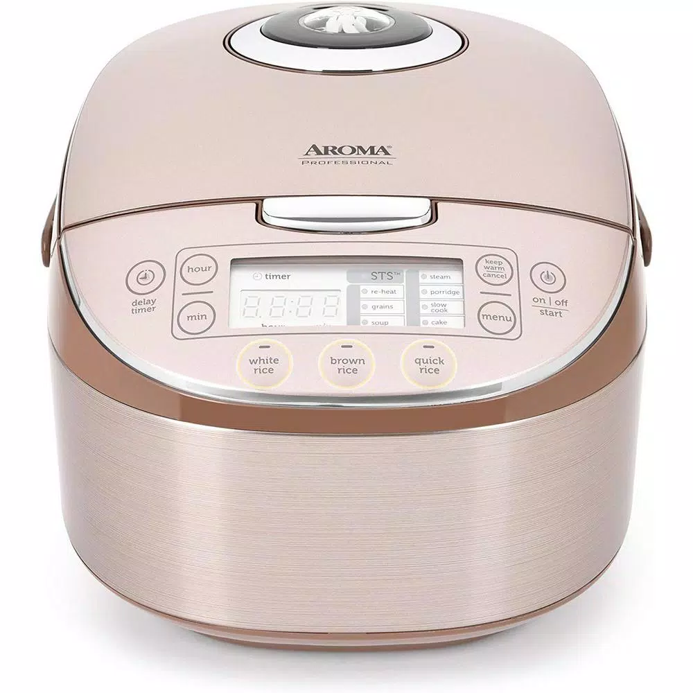 Cookers AROMA 4 Qt. Champagne Electric Multi-Cooker With Ceramic Pot 3 Cookers AROMA 4 Qt. Champagne Electric Multi-Cooker With Ceramic Pot