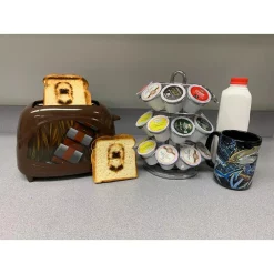Toasters Uncanny Brands Star Wars Empire Collection 2-Slice Chewbacca Toaster -Costway Shop chewbacca uncanny brands pop up toasters tste em srw chw 31 1000