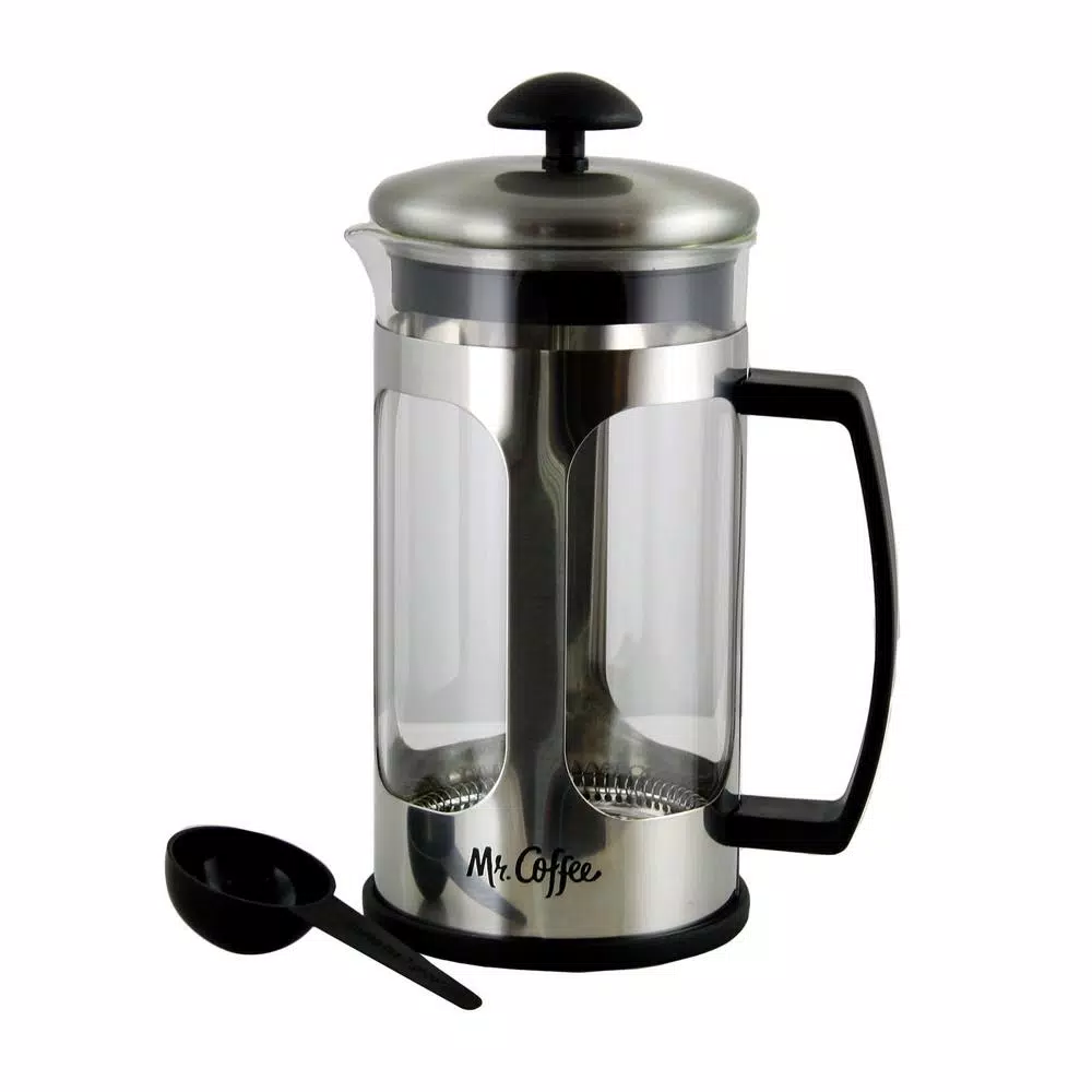 Coffee Makers Mr. Coffee Daily Brew 4-Cups Stainless Steel Coffee Press