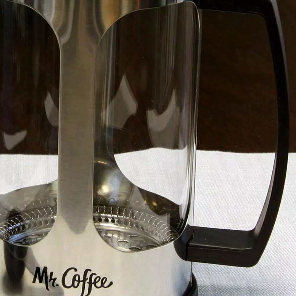 Coffee Makers Mr. Coffee Daily Brew 4-Cups Stainless Steel Coffee Press - Image 2