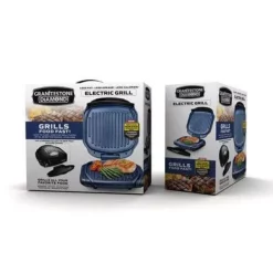 Electric Skillets & Indoor Grills GRANITESTONE 72 Sq. In. Classic Blue Ultra-Durable Non-Stick Diamond Infused Low Fat Grill 3 Electric Skillets & Indoor Grills GRANITESTONE 72 Sq. In. Classic Blue Ultra-Durable Non-Stick Diamond Infused Low Fat Grill -Costway Shop classic blue granitestone indoor grills 7195 c3 1000