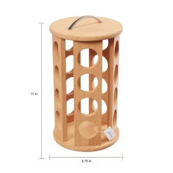 Coffee Makers Classic Cuisine 30-Count Bamboo Coffee Pod Carousel -Costway Shop classic cuisine coffee accessories hw0500062 c3 1000