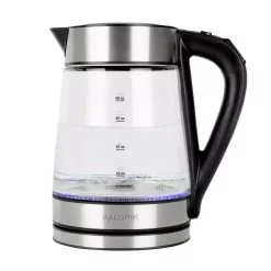Electric Kettles KALORIK 7-Cup Cordless Glass Electric Kettle -Costway Shop clear glass with stainless steel kalorik electric kettles jk 45907 ss 4f 1000