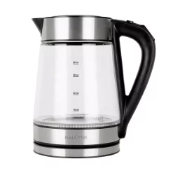 Electric Kettles KALORIK 7-Cup Cordless Glass Electric Kettle -Costway Shop clear glass with stainless steel kalorik electric kettles jk 45907 ss c3 1000