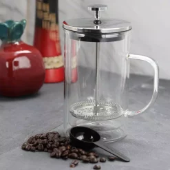 Coffee Makers Mr. Coffee Hyland 20 Oz French Press Coffee Maker With Scoop -Costway Shop clear mr coffee french presses 986105354m 4f 1000