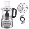 Food Processing KitchenAid 7-Cup 3-Speed Contour Silver Food Processor With Locking Lid -Costway Shop contour silver kitchenaid food processors kfp0718cu 64 1000