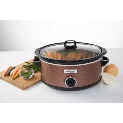 Cookers Brentwood Appliances Diamond 7 Qt. Copper Slow Cooker With Tempered Glass Lid 17 Cookers Brentwood Appliances Diamond 7 Qt. Copper Slow Cooker With Tempered Glass Lid -Costway Shop copper brentwood appliances slow cookers sc 157c 31 1000