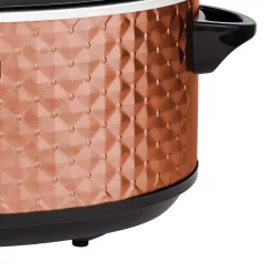 Cookers Brentwood Appliances Diamond 7 Qt. Copper Slow Cooker With Tempered Glass Lid 16 Cookers Brentwood Appliances Diamond 7 Qt. Copper Slow Cooker With Tempered Glass Lid -Costway Shop copper brentwood appliances slow cookers sc 157c 76 1000