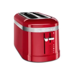 Toasters KitchenAid 4-Slice Empire Red Long Slot Toaster With High-Lift Lever -Costway Shop empire red kitchenaid pop up toasters kmt5115er 4f 1000